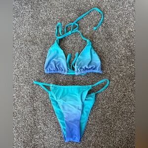 Princess Polly Blue Ombre Bikini Set